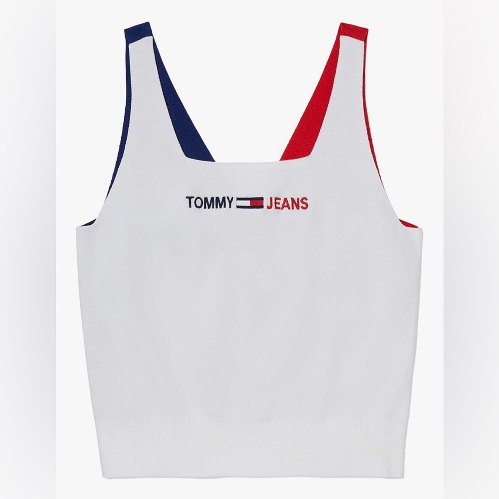 Tommy Hilfiger Adaptive Sleeveless Sweater Size Medium- USA Americana